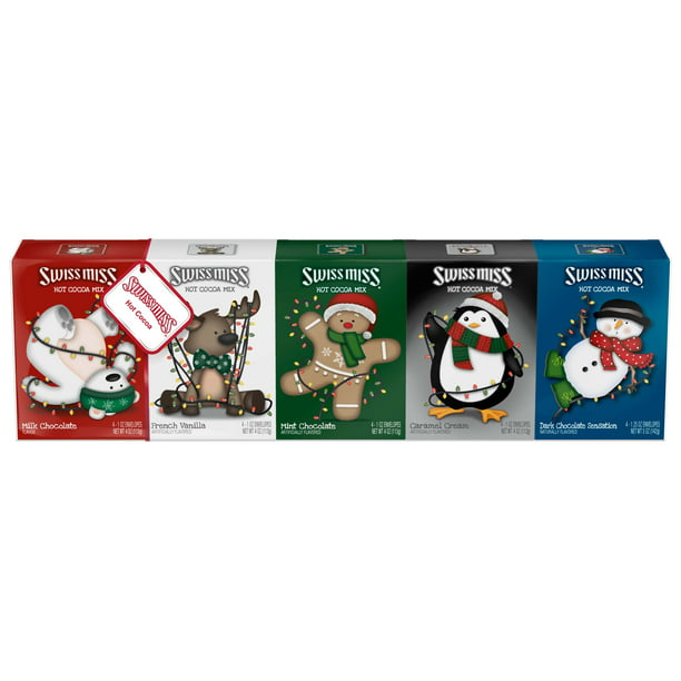 Swiss miss Hot Cocoa 2014 Cookies & 2 Snowman Mugs Christmas Holiday Gift set 